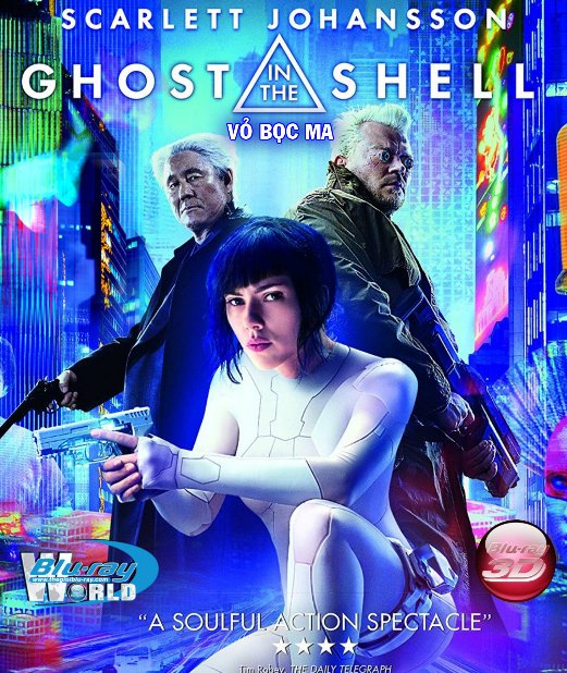 D338.Ghost in the Shell 2017  - Vỏ Bọc Ma 3D25G (TRUE - HD 7.1 DOLBY ATMOS)